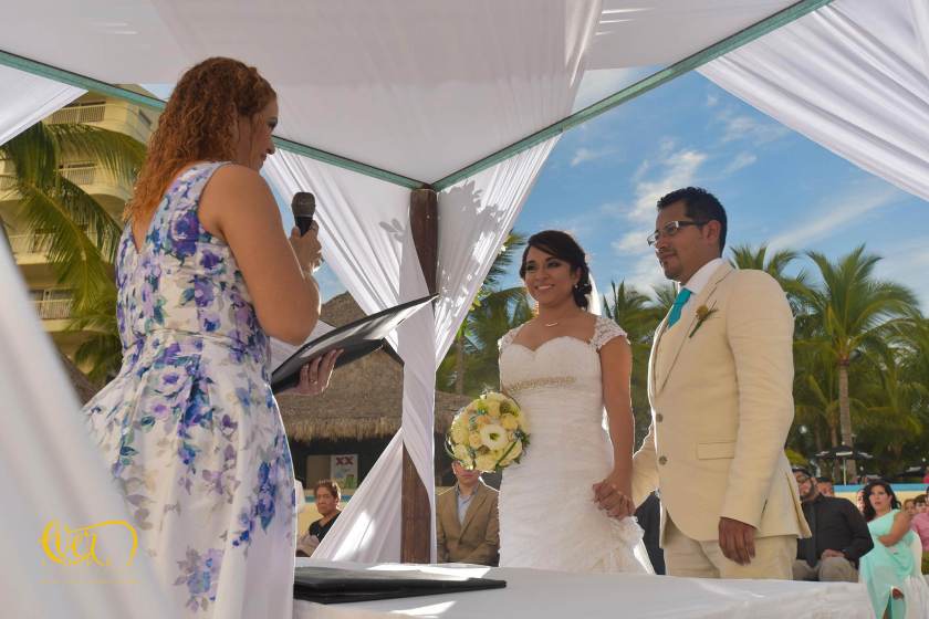 boda civil en la playa